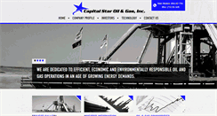 Desktop Screenshot of capitalstaroilngas.com