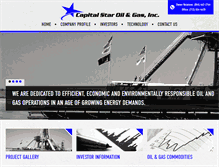 Tablet Screenshot of capitalstaroilngas.com
